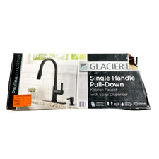 Glacier Bay Paulina Single-Handle Pull-Down Sprayer Kitchen Faucet Matte Black