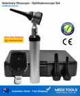 Veterinary Otoscope Ophthalmoscope Set, ENT, Vet, Ear, Eye, Diagnostic, Premium