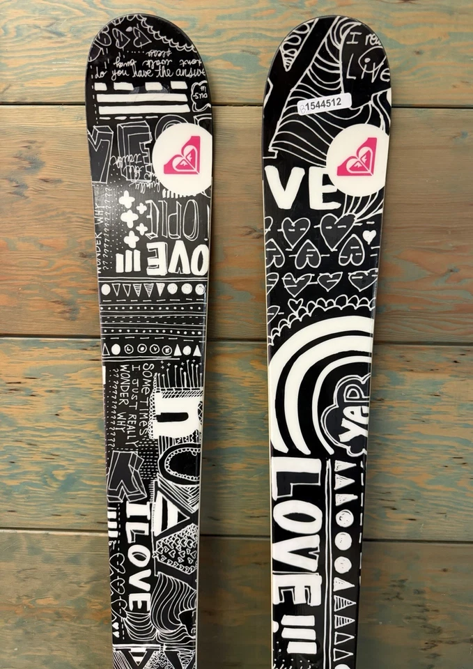 Esquís Roxy 168 CM para mujer G1 Broomstix modelo Team Pro con fijaciones Roxy; ¡Bonitos! Foto 2 de 4