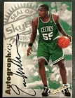 1997-98 Skybox Premium Autographics Eric Williams Autographed on Card Celtics