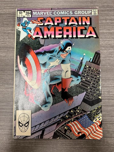 CAPTAIN AMERICA #284 & #351 MARVEL COMICS - 2 Comic Lot