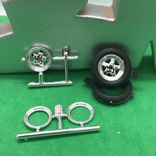 2 WELD ProStar Drag Race Wheels W Plain Frts UNBUILT RVL 1:24 LBR Model Parts