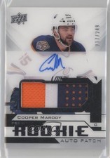 2018 Upper Deck Premier Acetate Rookie /249 Cooper Marody #AR-MA Patch Auto s3g