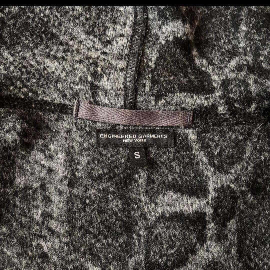 Engineered Garments Leopard Pattern Hoodie Gown M… - image 7