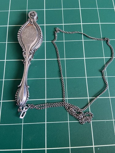 Vintage Folding OPERA GLASSES, Lorgnette w/Chain