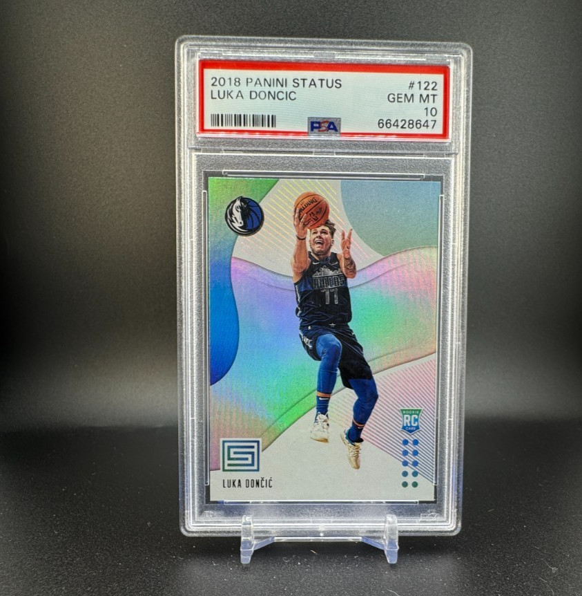 Luka Doncic 2018 Panini Status Rookie PSA 10 Gem Mint #122