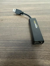 USB 3.0 to 10/100/1000 Gigabit Ethernet Internet Adapter Black Very Good