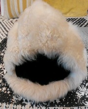 Vintage Fur Hat Dyed Tuscan Lamb Fur Made in Italy