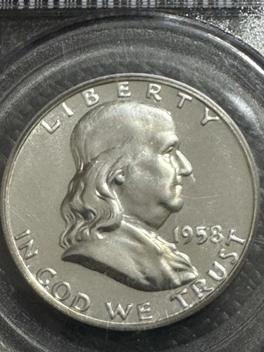 1958 Proof Franklin Half Dollar, PCGS PR68, Free shipping