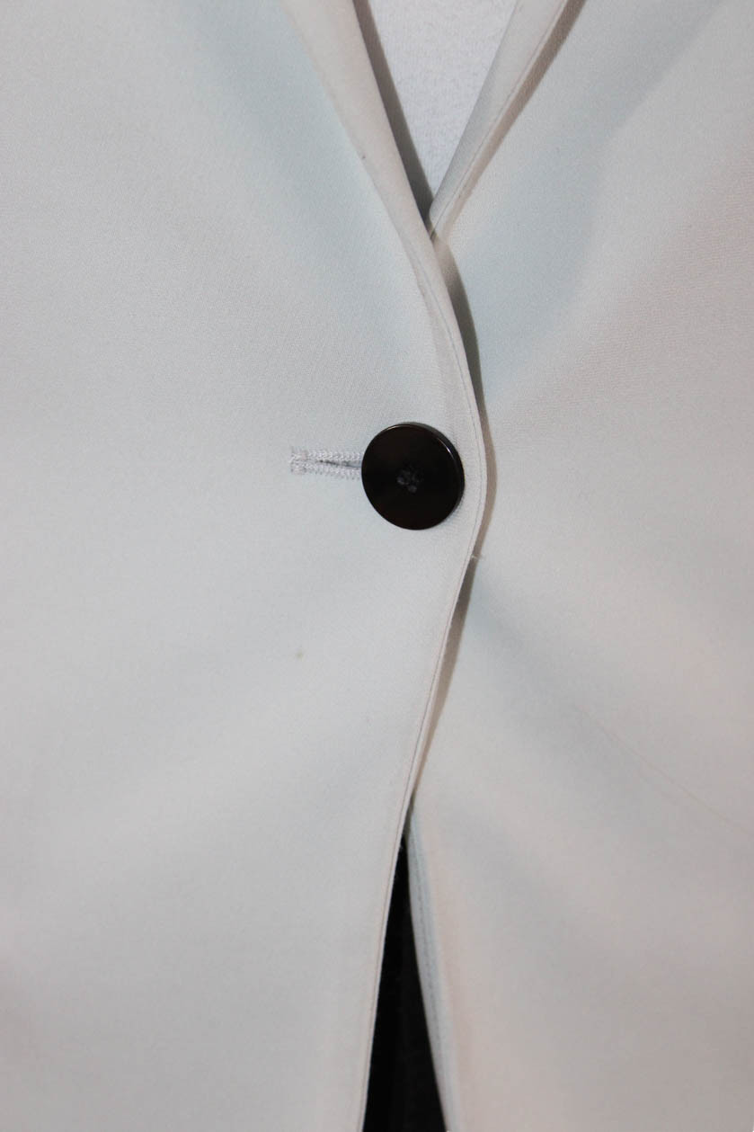 Theory Womens Solid Notch Collar Button Up Blazer… - image 6