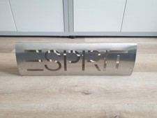 ESPRIT DEKO SCHRIFTZUG LOGO aus Laden Metall Edelstahl ca.51x16cm
