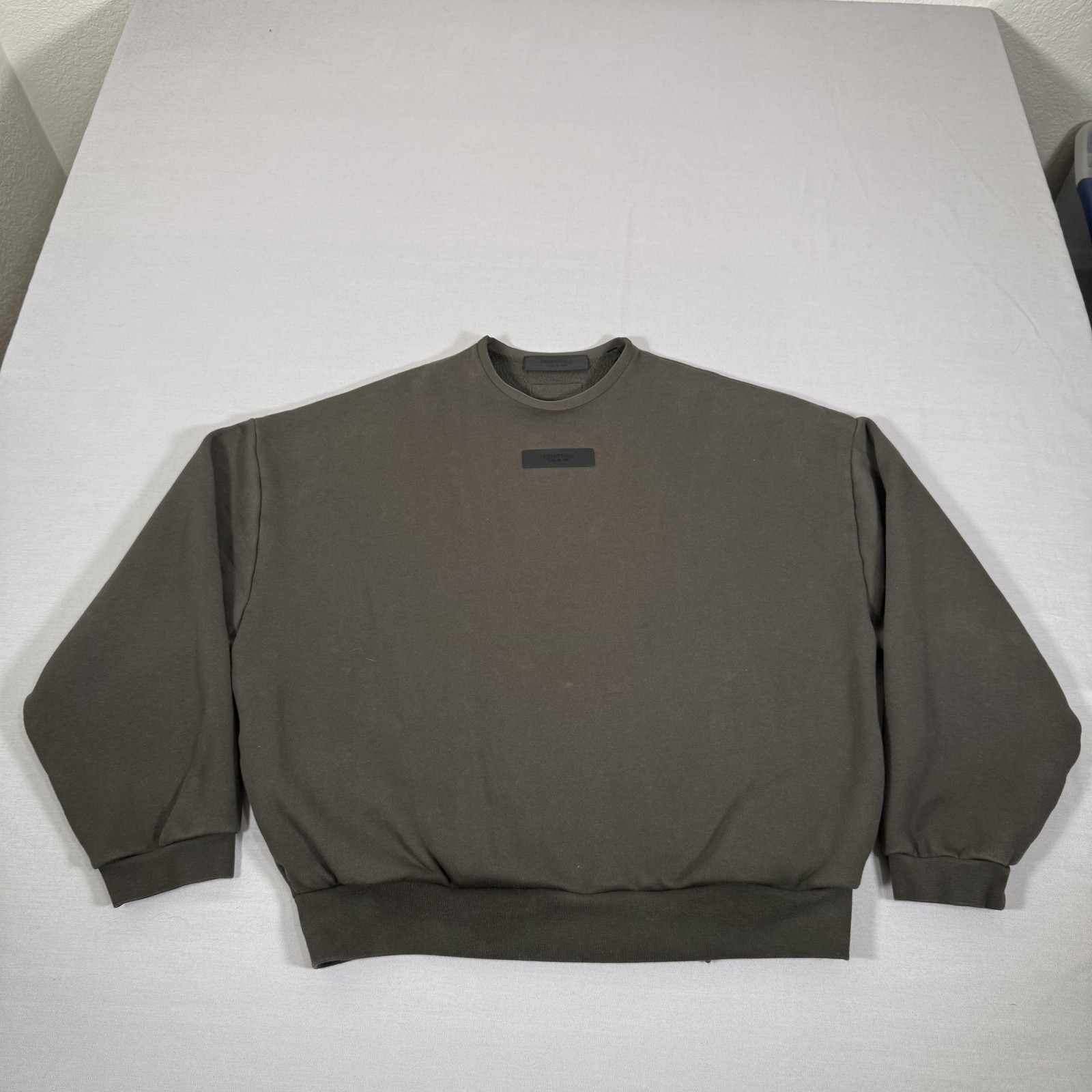 Essentials Sweatshirt Mens Small Gray Fear Of God Crew Neck Pullover Sweater