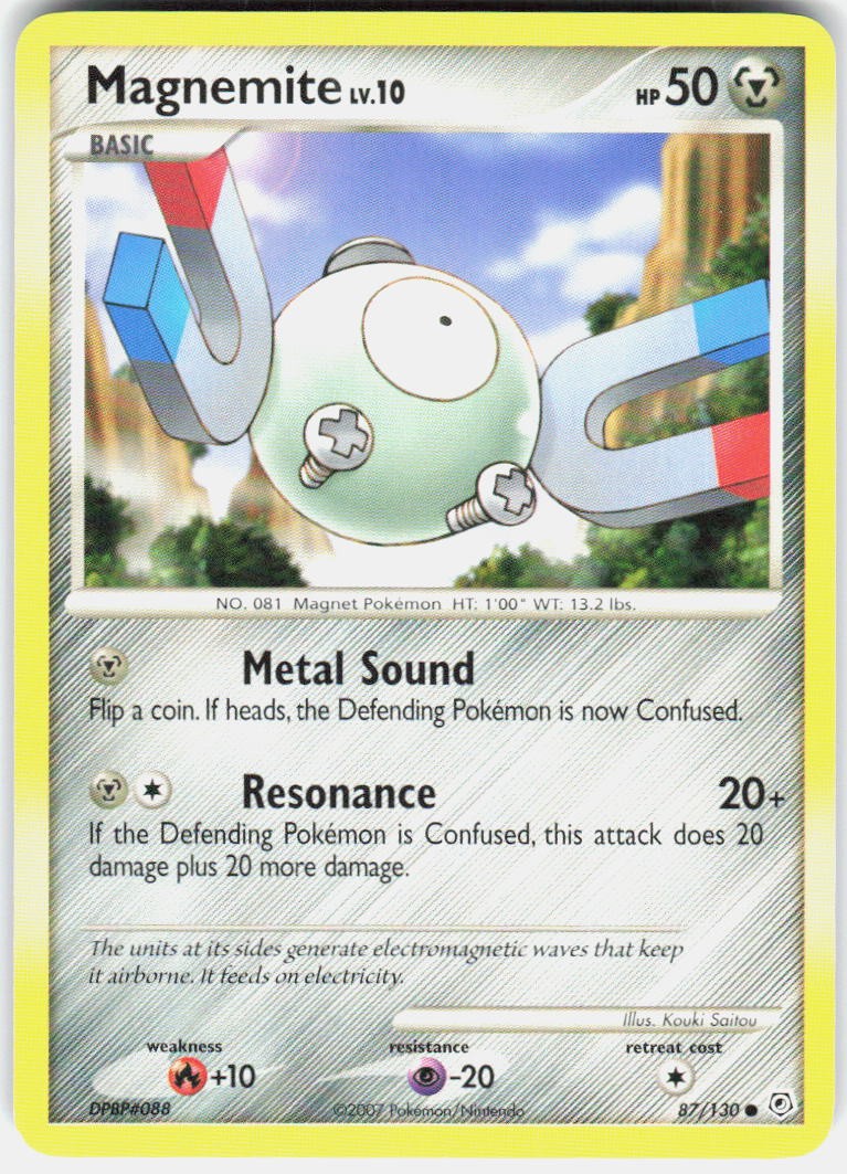 Magnemite 87/130 Diamond and Pearl Pokemon