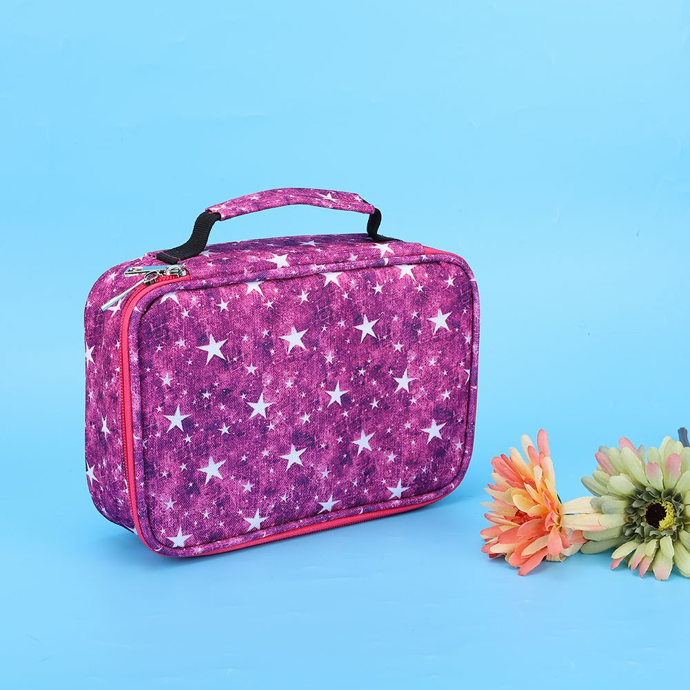 72 Hole Multi Layer Large Capacity Pen Case Colored Pencil Zipper Bag Student