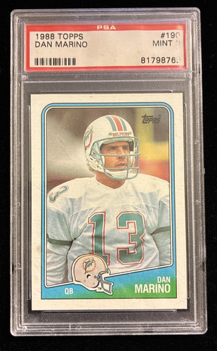 1988 Topps - Dan Marino #190 PSA 9