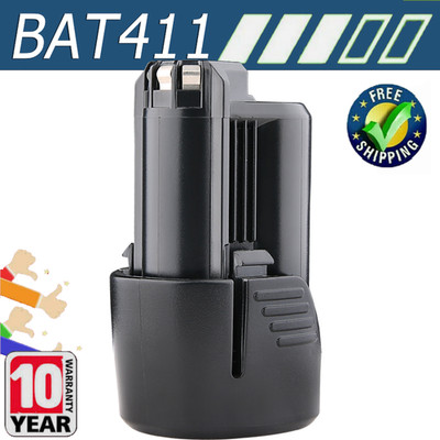 10.8V/12V 2.0Ah Battery For Bosch BAT411 BAT412 GOP GDR GSA GSR 10.8 Drill US