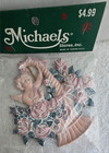 SET 7 RESIN ANGELS CHERUBS BASKETS CHRISTMAS ORNAMENTS 4 1/2" MICHAELS STORES — photo 6