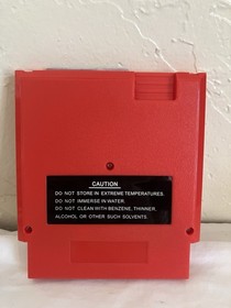 Super Games 150 in 1 Nintendo NES Red Cartridge Tested Working Cleaned Free Ship