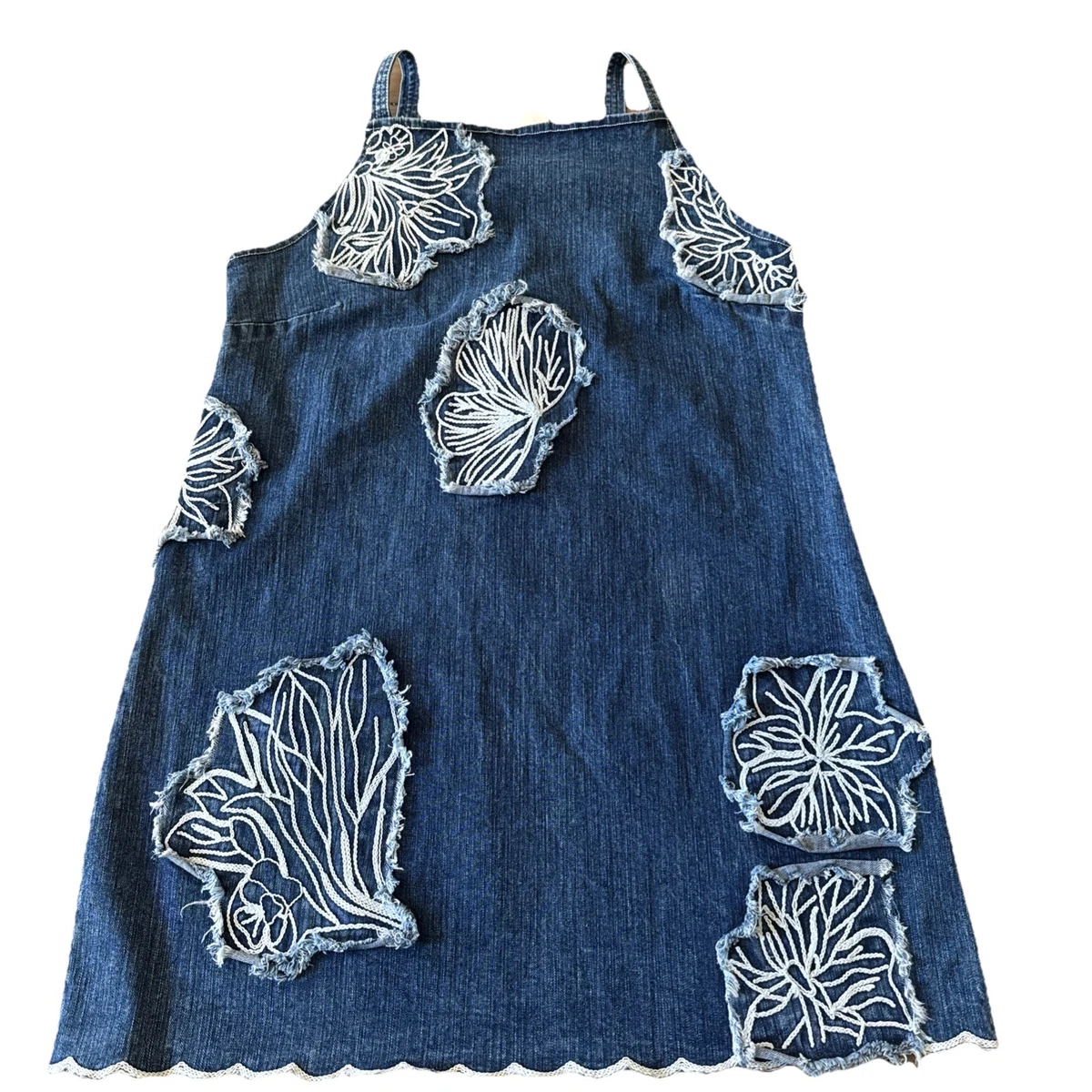 Embroidered Denim Dresses for Women for sale | eBay