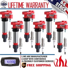 6X 12632479 D515C Ignition Coils+41-109 Spark Plugs For Chevrolet Traverse UF569
