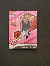 2020-21 Panini Mosaic - Davis Bertans #10 Fluorescent Pink Mosaic Prizm /10