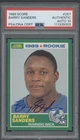 1989 Score #257 Barry Sanders RC Rookie Autograph Gem Mint PSA DNA 10 Auto