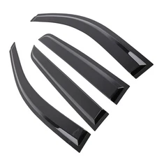 Acrylic Rain Guards Window Visors for Dodge Journey 2009-2020 Black 4PC Set