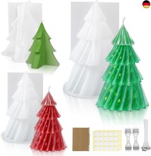 3 St&uuml;ck Silikonformen Gie&szlig;formen Tannenbaum, Silikonform Tannenbaum Weihnachten