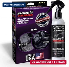 SHINE ARMOR Car Interior Cleaner  Protectant - Interior Detailer Spray with UV