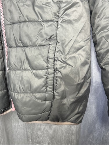 Eddie Bauer Girls Deer Harbor Reversible Hooded Jacket Size Large 14/16 - Picture 4 of 18