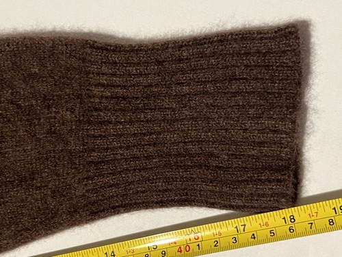 360 Cashmere Women 100% Cashmere Brown Boxy Slouchy Sweater Medium High Neck EUC - Picture 6 of 8
