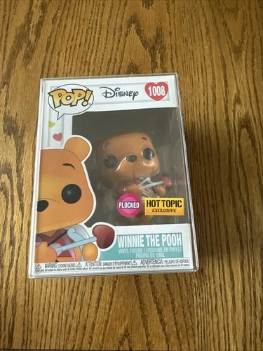 Funko Pop! Vinyl: Disney - Winnie the Pooh (Flocked) #1008 - (Exclusive) New!