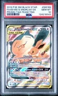 [PSA 10] 2019 Pokemon Black Star Eevee & Snorlax Gx Full Art #SM169 Tag Team
