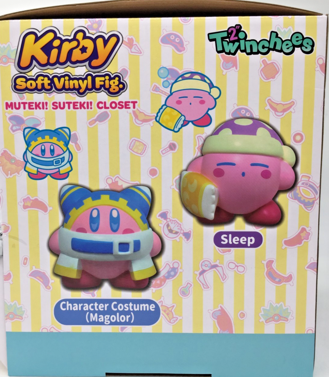3x Kirby Twinchees Soft Vinyl FIgure Muteki! Suteki! Three Mystery