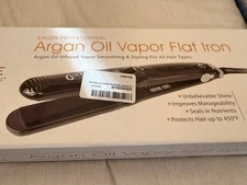 Ultimate Salon Professional Argan Oil Vapor Flat Iron