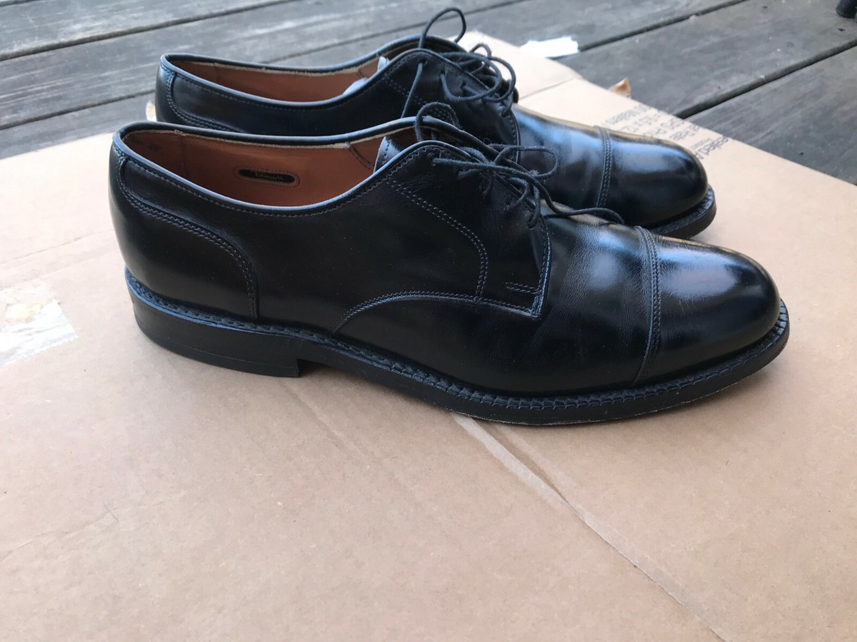 Allen Edmonds Fairgate Black Leather Cap Toe Dress Shoe US 11B