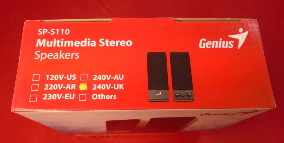 Nuovi Altoparlanti Stereo Multimediali Genius SP-S110 Alimentati A Rete Ultimo! - Immagine 4 di 4