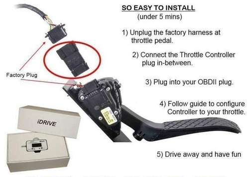 EVC iDrive Throttle Controller + battery monitor pink for Mazda 3 2010-2013 - Picture 3 of 9
