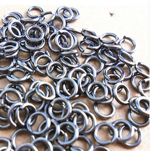 Wholesale 500PCS Lots 4 Colors Jewelry Making 3-9MM Jump Rings Open Connectors - Picture 6 of 10