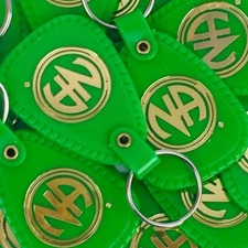 NARCOTICS ANONYMOUS NA KEY TAG Green 60 Days Recovery 12 Piece English