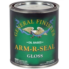 qt General Finishes AGQT Clear Arm‐R‐Seal Oil‐Based Topcoat, Gloss