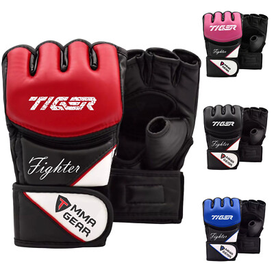 TMA MMA Gloves Grappling Muay Thai Punching Training Martial Arts Sparring