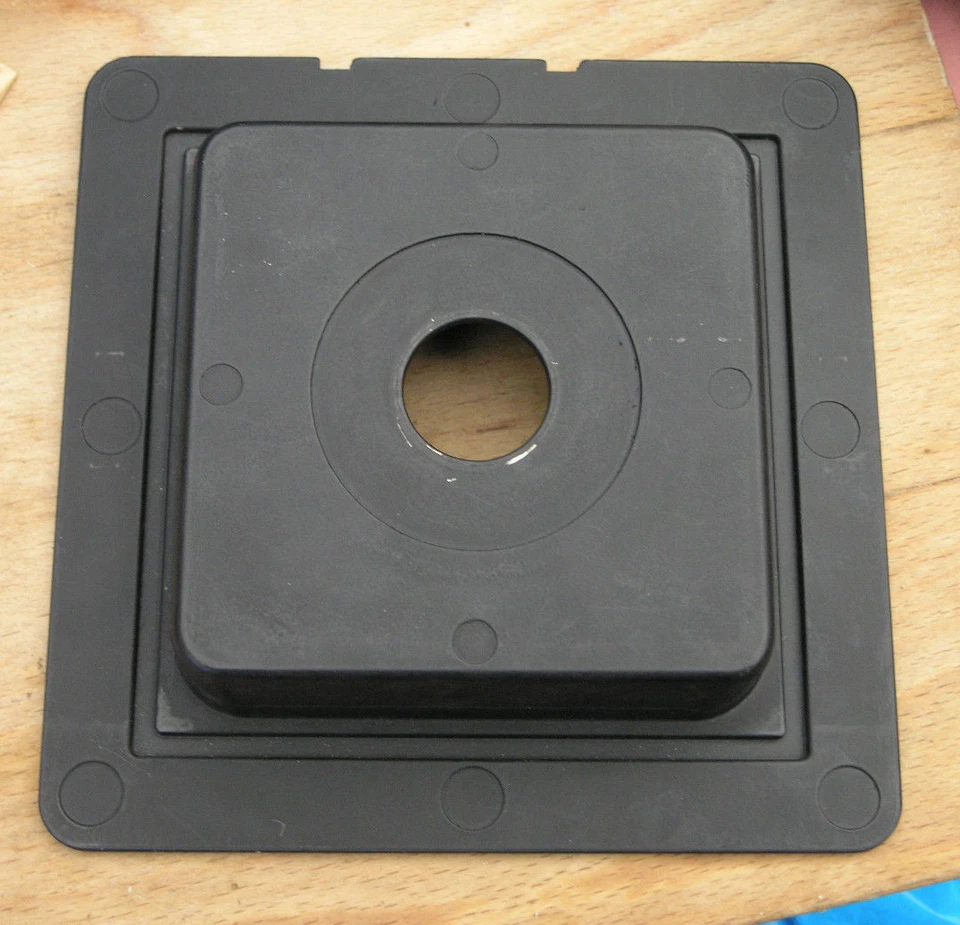 Cambo SC Monorail recessed lens board for compur 00 26.6mm hole 5x4  30mm deep - Image 2 of 3