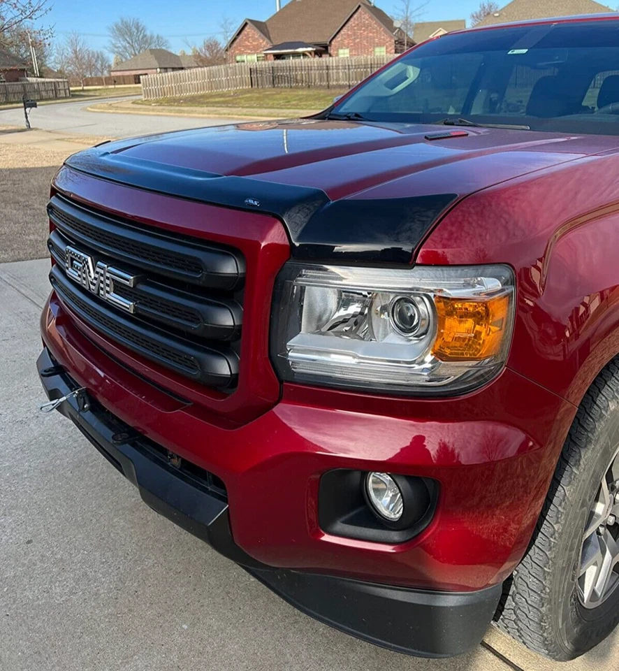 Protector de capó Husky Aeroskin protector contra insectos deflector al ras para GMC Canyon 2015-22 Foto 3 de 4
