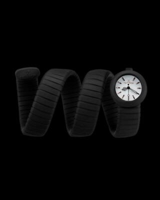 ToyWatch Women\'s Silicone Toyviper 26mm Rhinestone Wrap Around Black Watch Amazon.com: White Black 2 Pack Geneav Crystal Rhinestone  main image 2