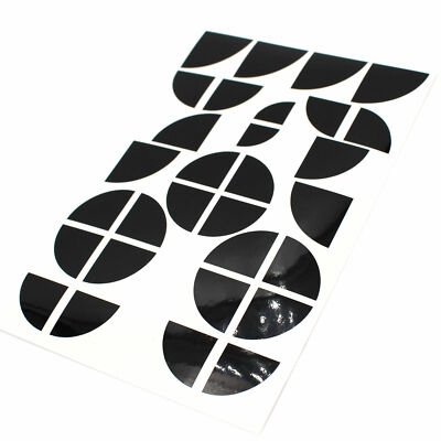 Gloss Black Emblem Corners For BMW E39 F30 E85 E86 E53 E63 E64 E65 F31 M Package