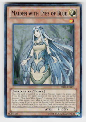 Structure Deck: Saga of Blue-Eyes #SDBE-EN006 Maiden with Eyes of Blue |  eBay