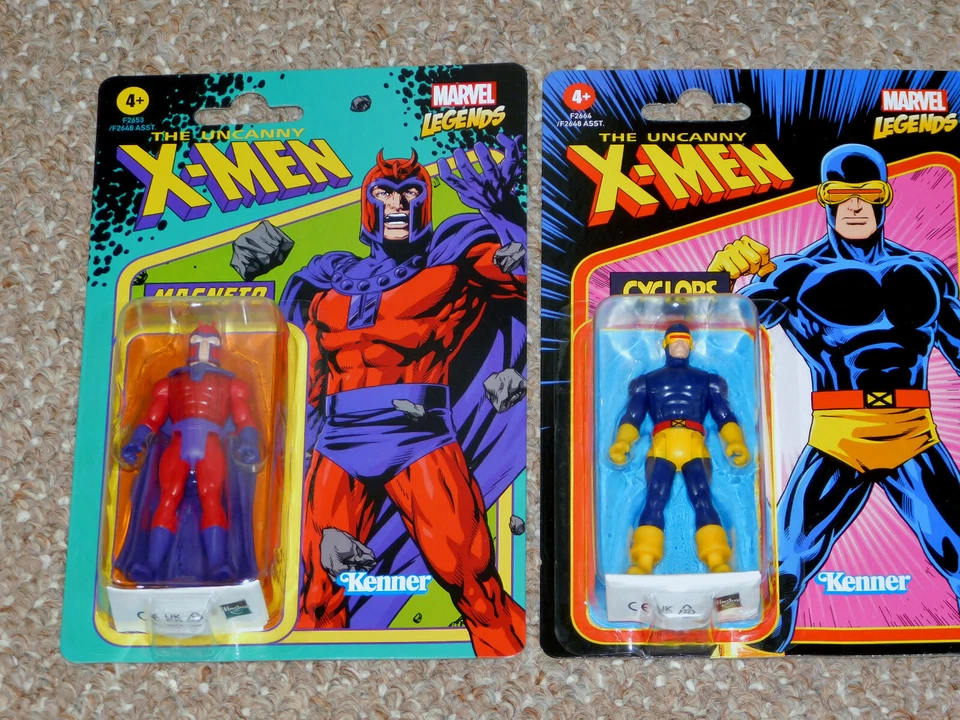 2021 Hasbro Marvel Legends Retro 3.75" Uncanny X-Men Lot of 3 Figures MOC New Foto 2 de 4