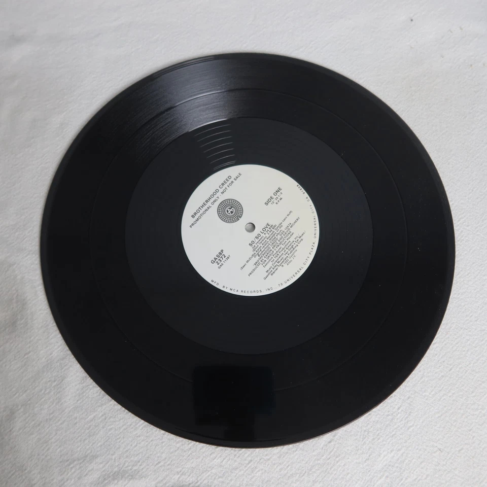 Brotherhood Creed 50 50 Love PROMO SINGLE Vinyl Record Album Foto 3 de 4