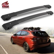 165 Lbs Black Cross Bars Roof Rack Fit For Subaru Impreza 2012-2021 Luggage Rack